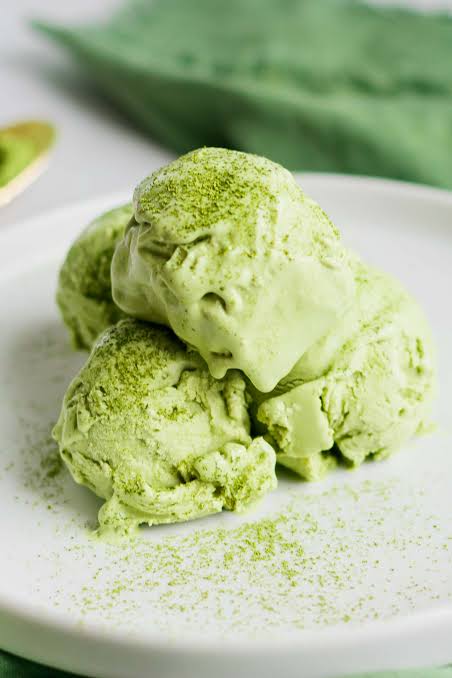 Creamy Matcha Ice Cream