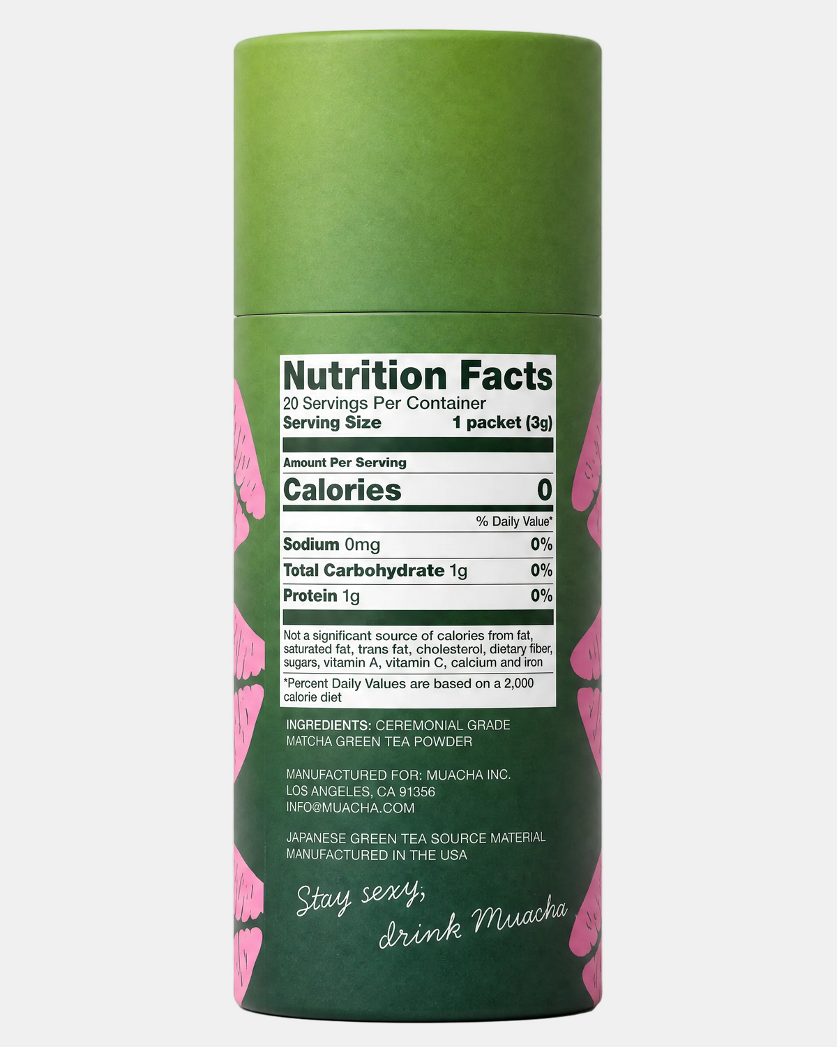 Muacha Classic Ceremonial Grade Matcha Sticks, 20 Pack