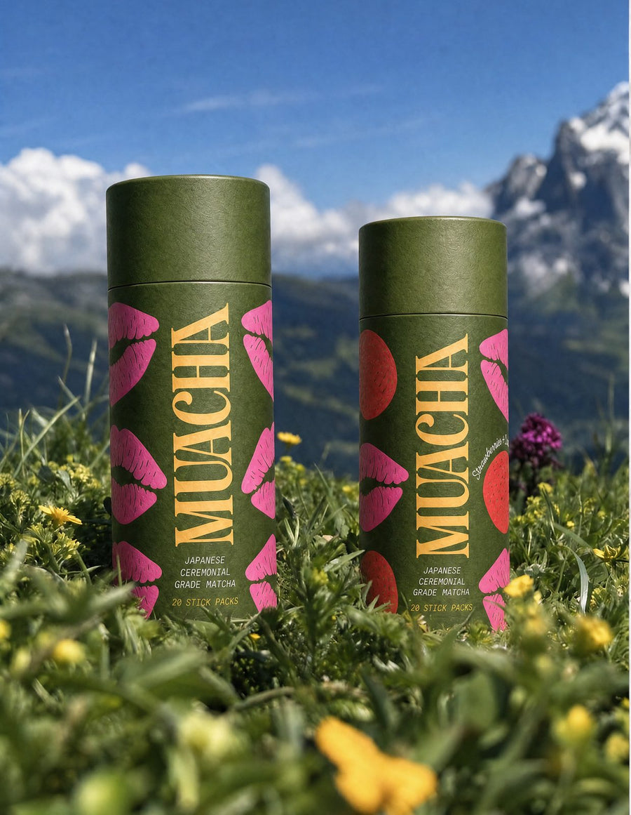 Two Muacha tubes in an alpine meadow